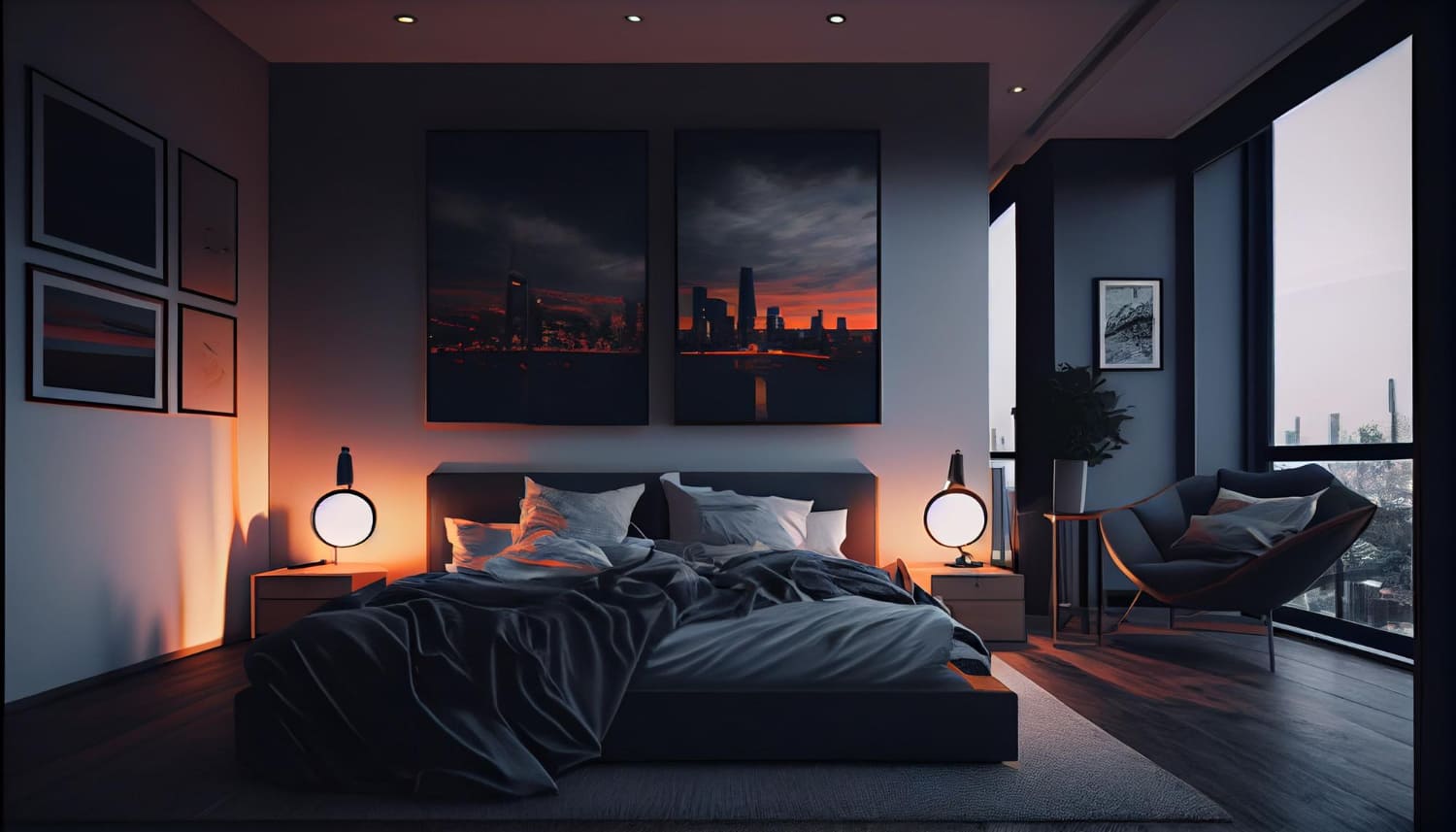 glow in the dark bedroom ideas