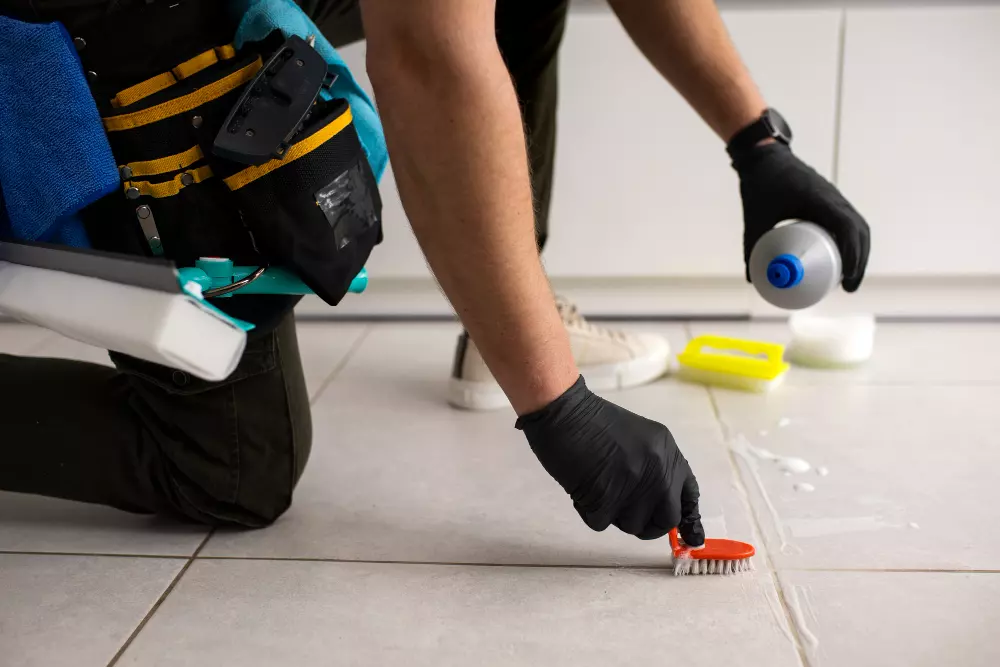 Maintaining And Cleaning White Tile Floors