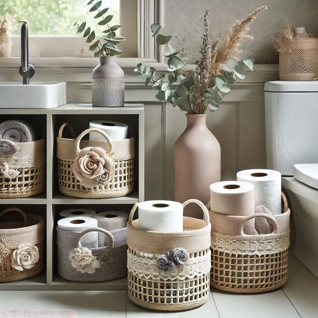 Use Pretty Storage Baskets