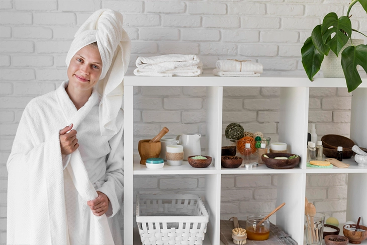 Decorate Your Guest Bathroom With Baskets 