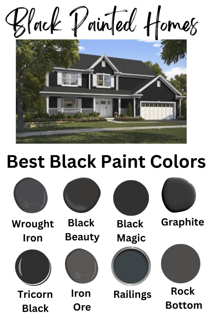 10 Black House Exteriors & Paint Colors You’ll Love: Stunning Ideas