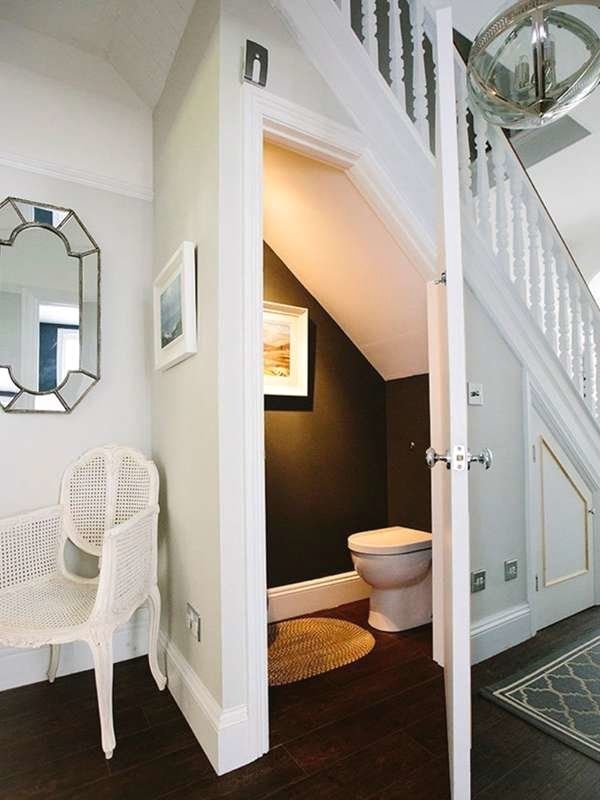 Small Bathroom Ideas under Stairs
  