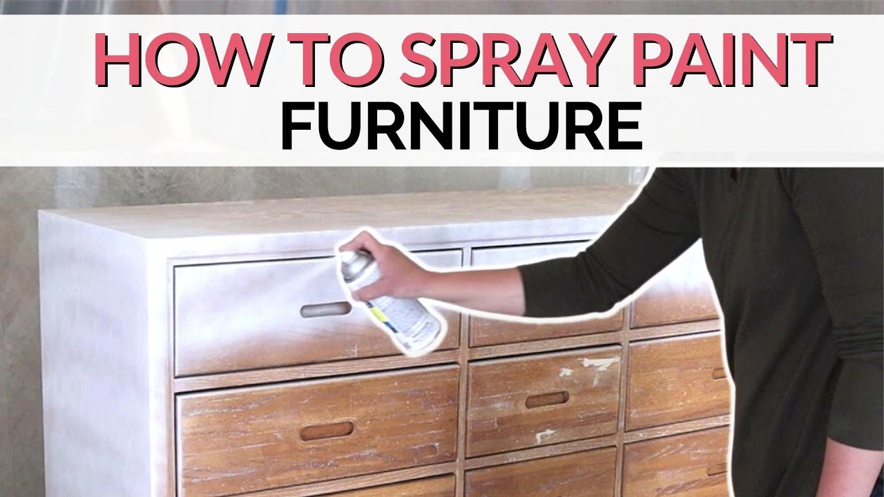 Spray Painting On Wood Furniture