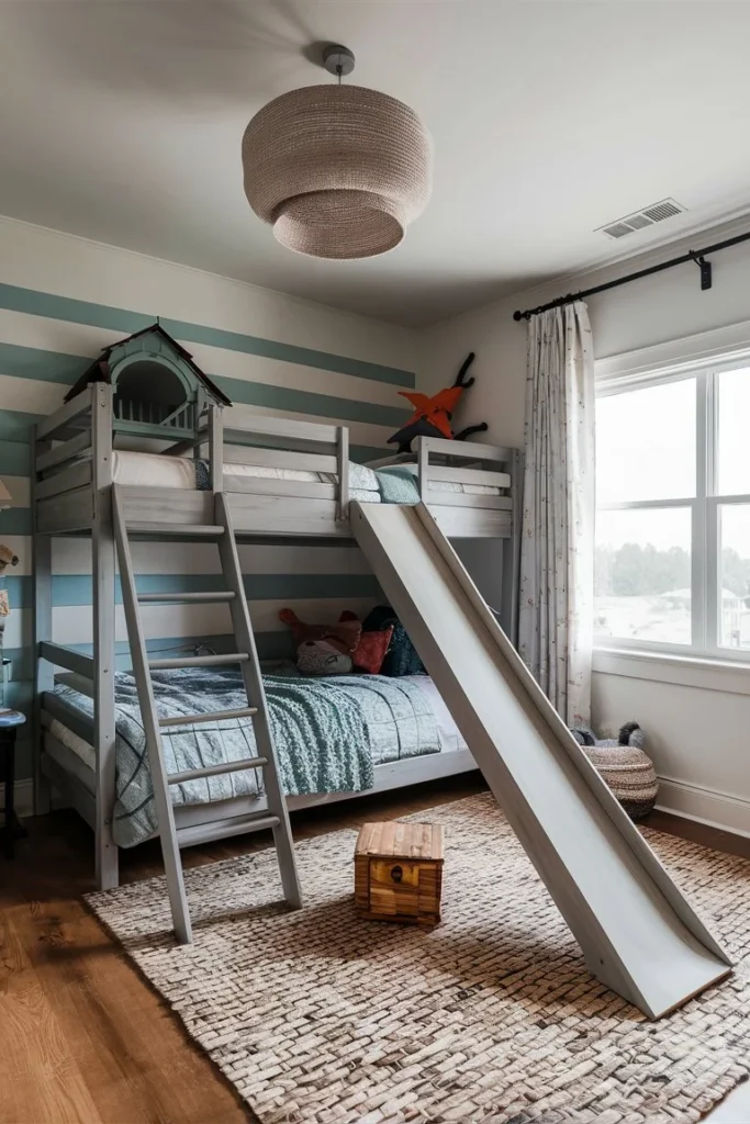 Loft Bed with a Slide