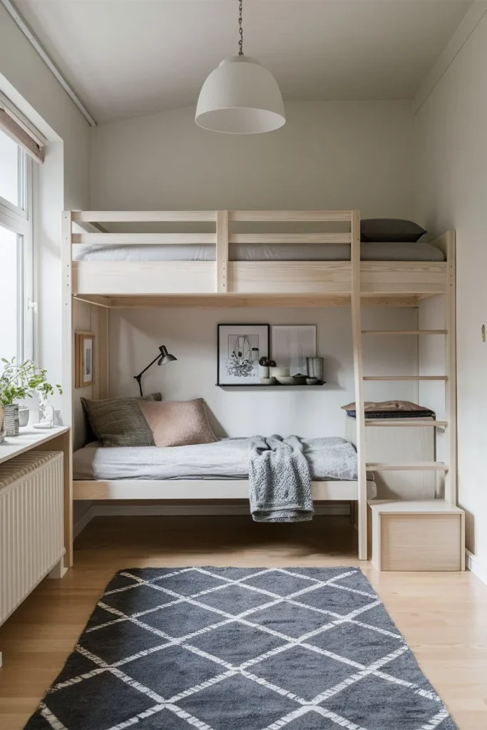 Scandinavian Style Loft Bed