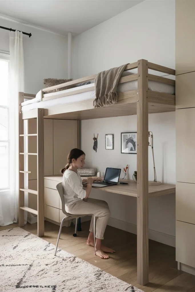 Minimalist Loft Bed