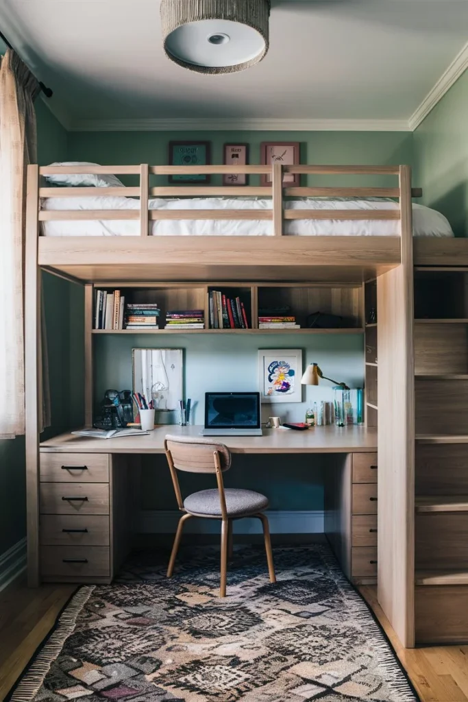 Study Space Loft Bed